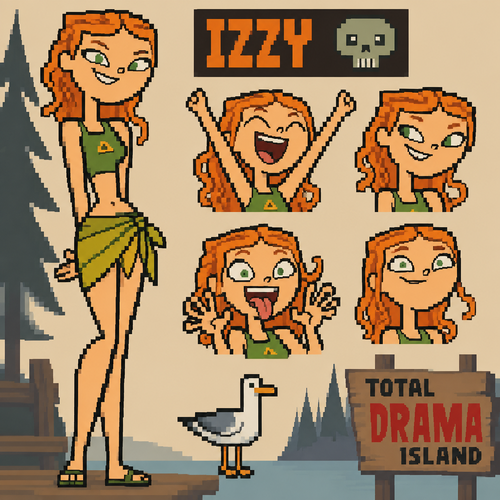 Total drama island Izzy 