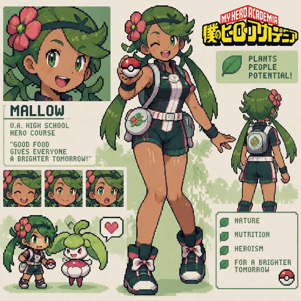 My hero academia mallow pokegirl