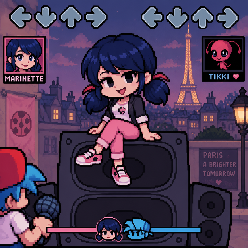 Friday night Funkin miraculous
Marinette Dupain Cheng
Gf