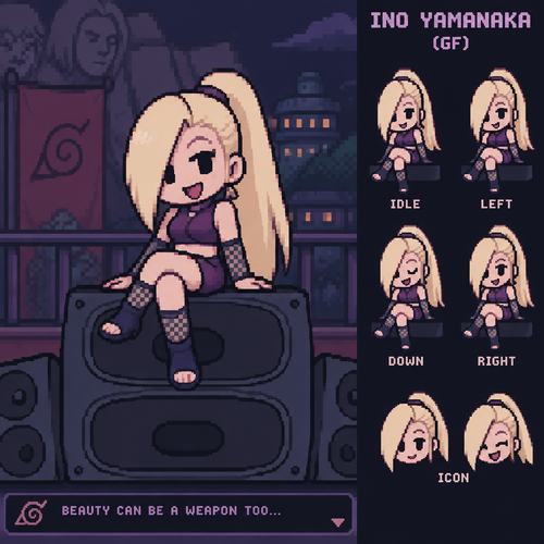 Friday night Funkin ino yamanaka gf