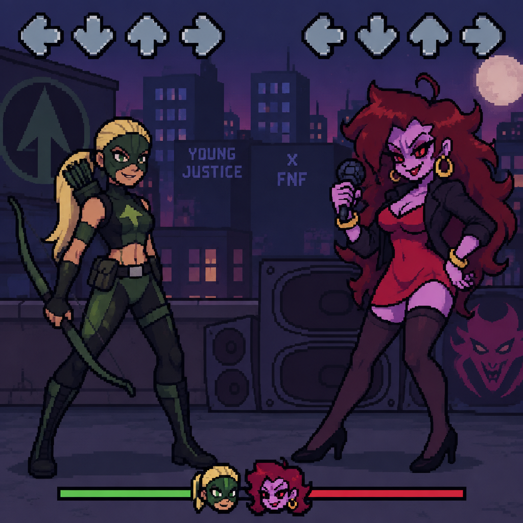 Friday night Funkin young justice artemis crock mommy mearest