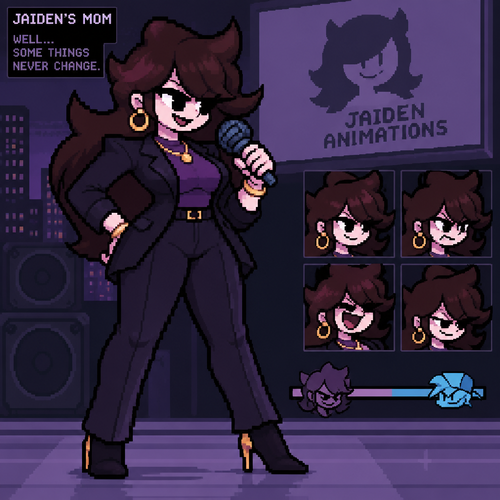 Friday night Funkin Jaiden animations mother mommy mearest art 