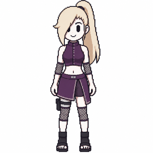 Jaiden animations but with the clothes and hair of the character ino yamanaka , full body front perspective