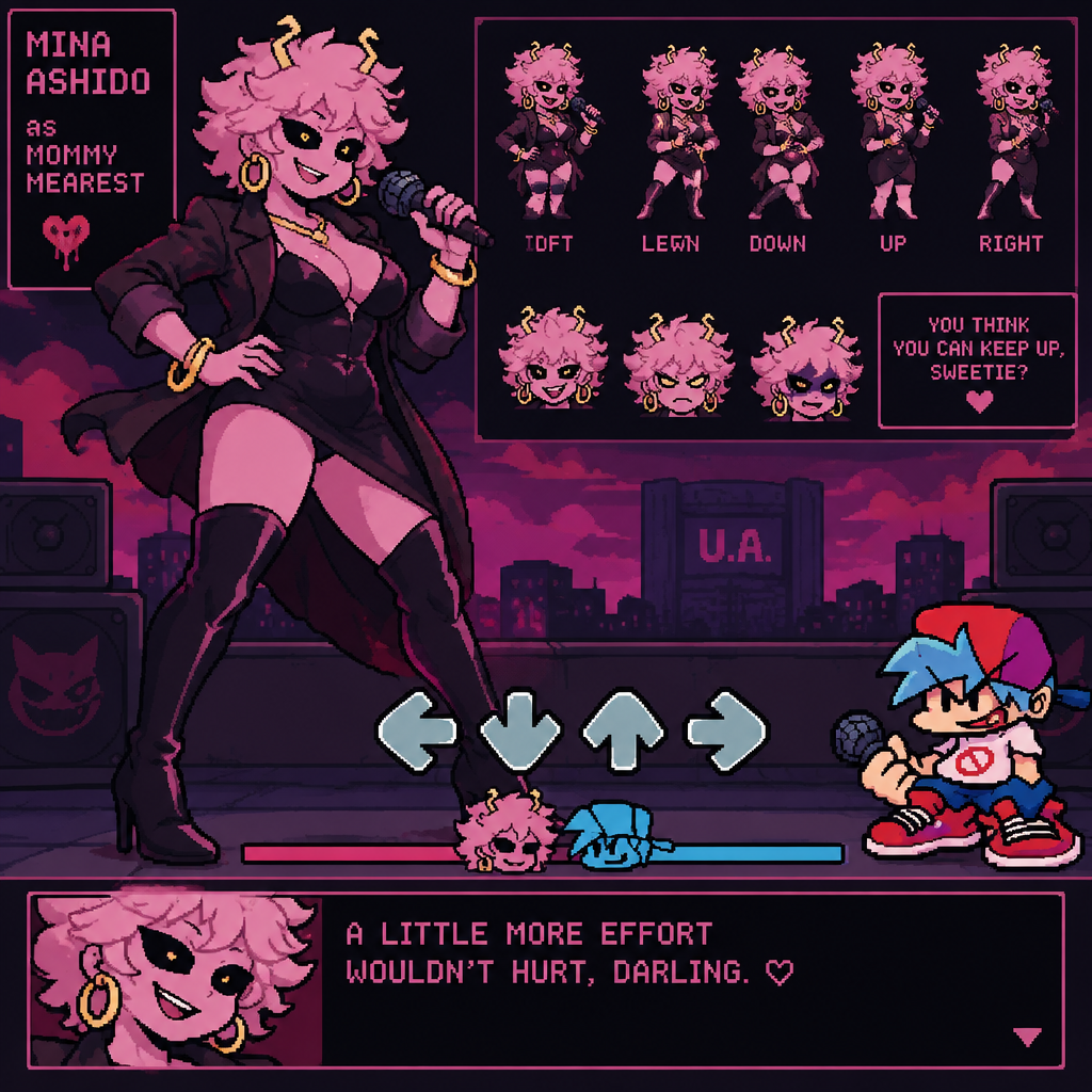 Friday night Funkin Mina ashido mommy mearest