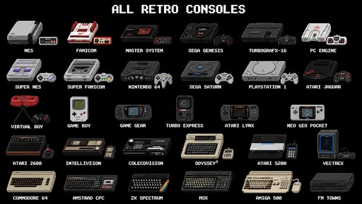 All retro consoles
