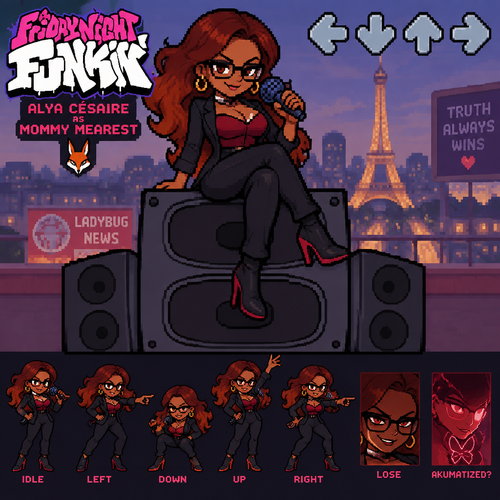 friday night funkin Alya Césaire mommy mearest  miraculous