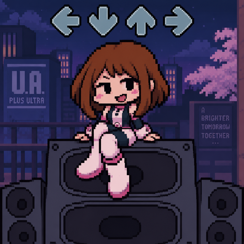 Friday night Funkin uraraka gf