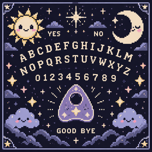 Cute Kawaii celestial spirit board