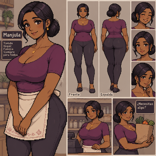 Manjula ropa ajustada 