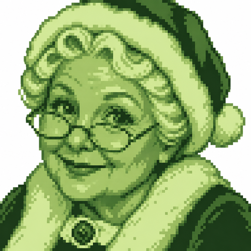 Photorealistic close up of Mrs clause. White background 