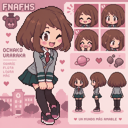 fnafhs  ochako uraraka 
