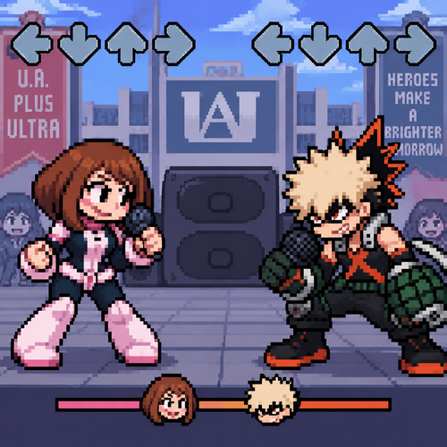 Friday night Funkin ochako bakugou