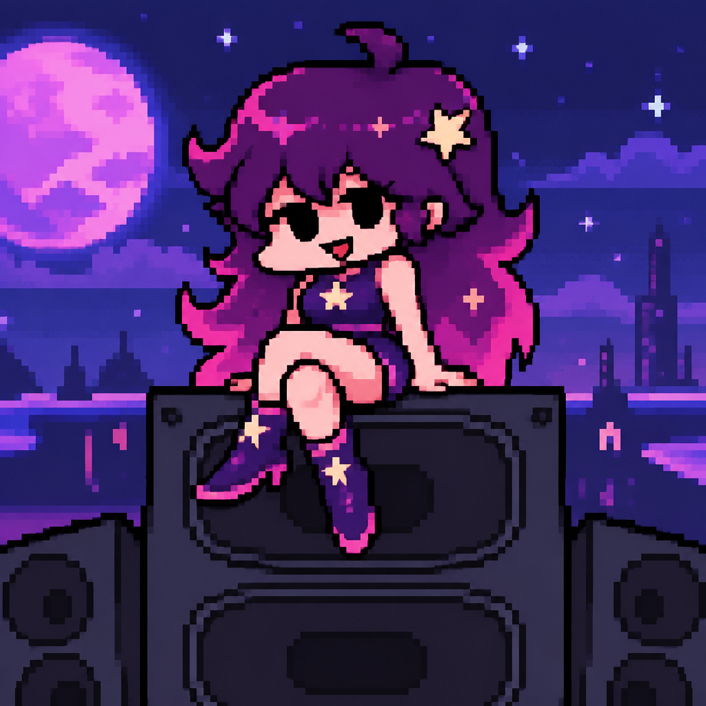 Friday night Funkin star fire gf