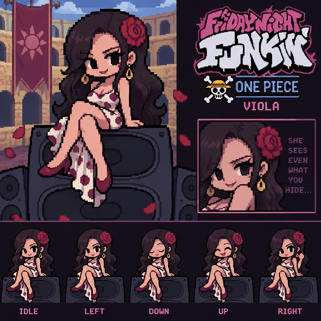 Friday night Funkin one piece gf viola