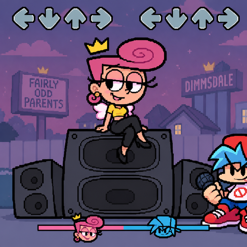 Friday night Funkin The Fairly OddParents Wanda gf