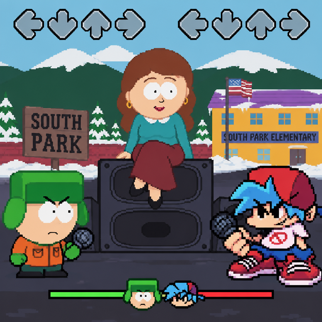 Friday night Funkin sheila broflovski Kyle mom gf