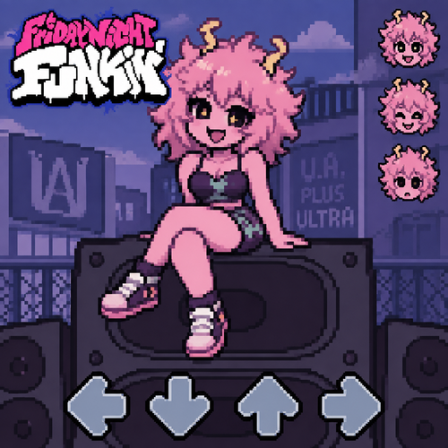 Mina ashido Friday night funkin gf