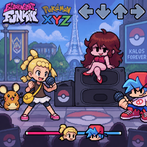 Friday night Funkin poke girl bonnie gf pokemon xyz