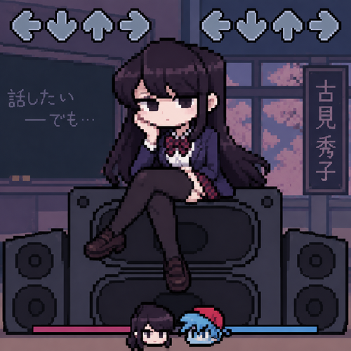 Friday night Funkin shuuko Komi gf