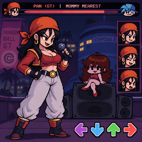 Friday night Funkin dbgt pan mommy mearest