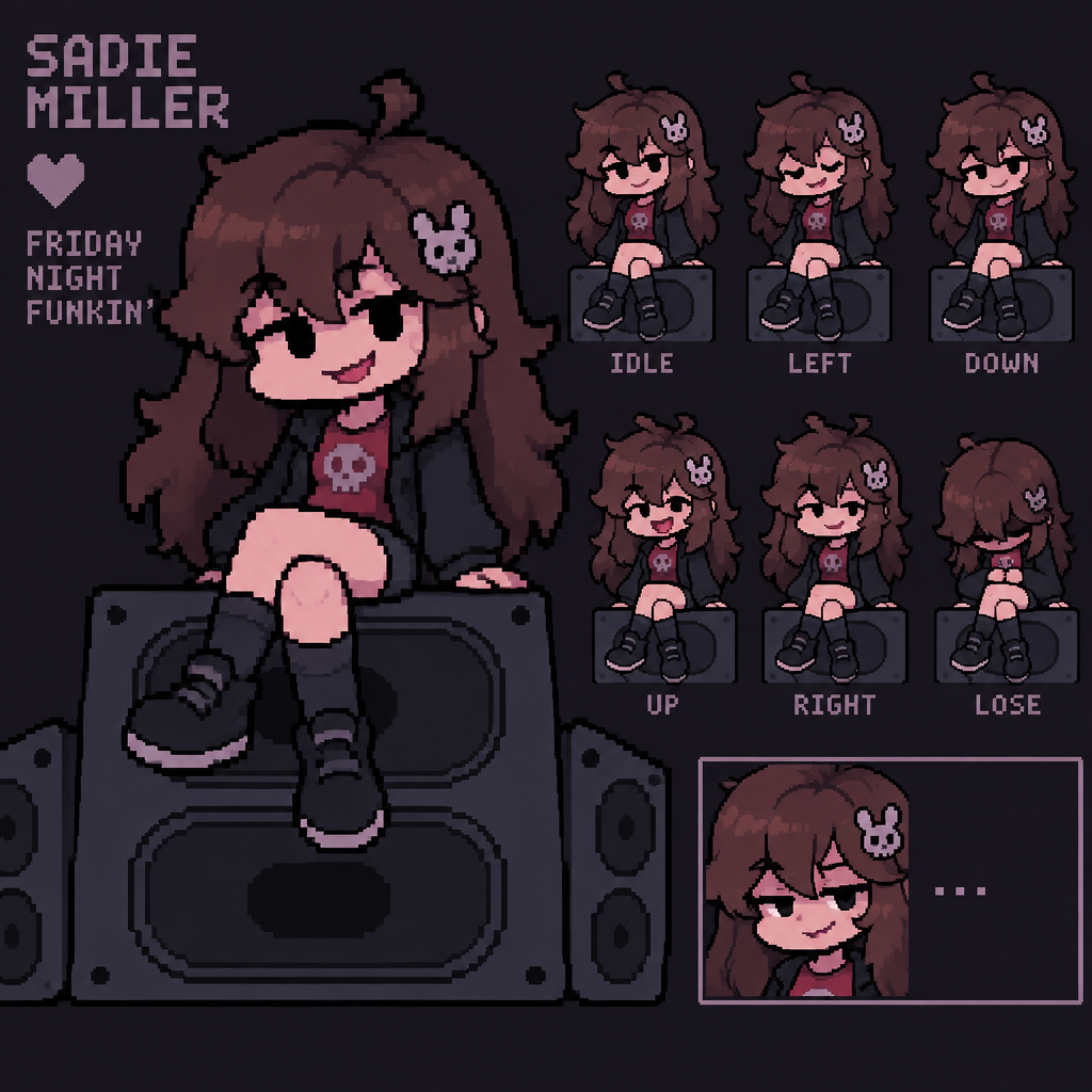Friday night Funkin Sadie Miller gf