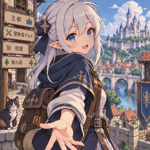 A isekai anime character