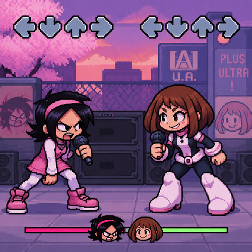 Friday night Funkin nene ochako uraraka 