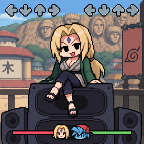 Friday night Funkin tsunade senju gf