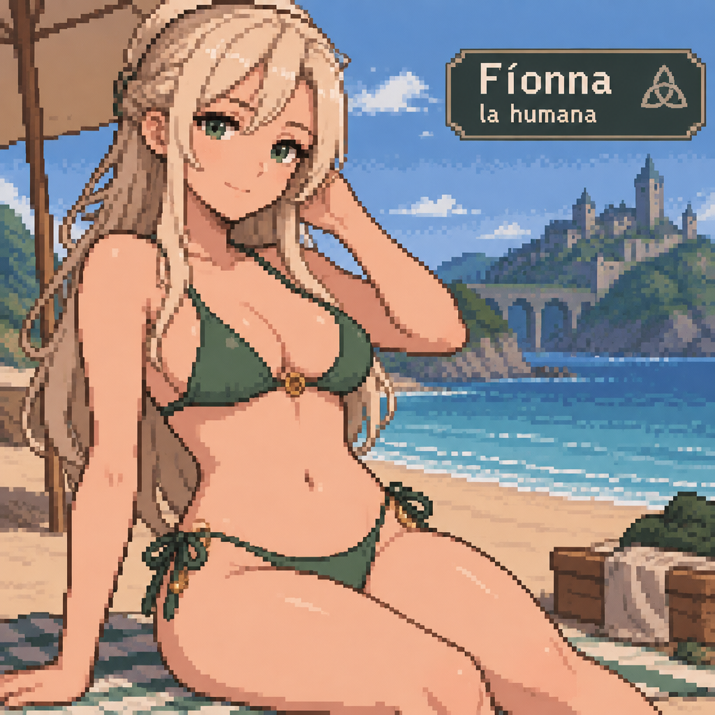 Fíonna la humana bikini