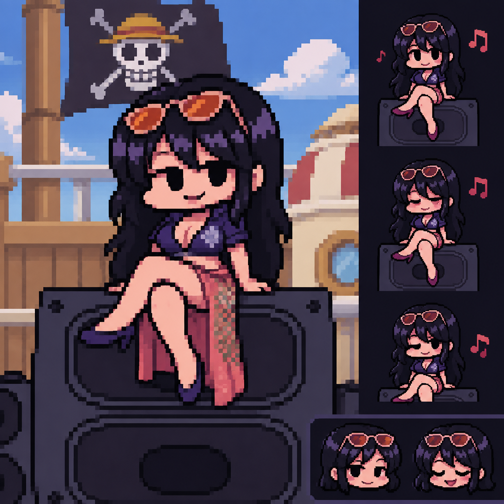 Friday night funkin gf Nico robin