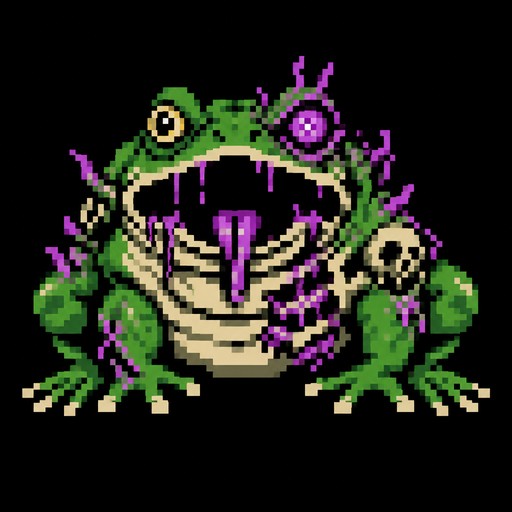 corrupted frog boss max 50x50 size