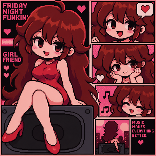 friday night funkin girlfriend anime draw art manga