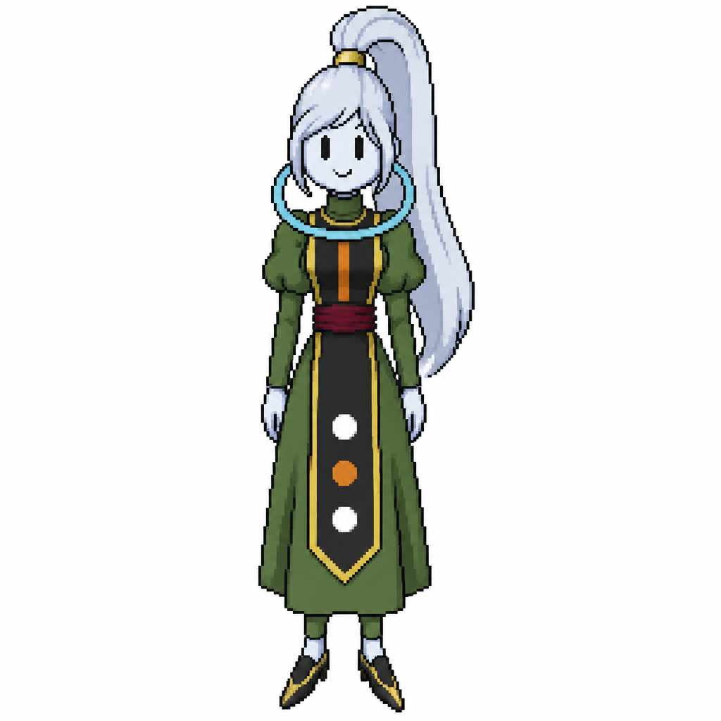 Jaiden animations but with the clothes and hair of the character vados , full body front perspective