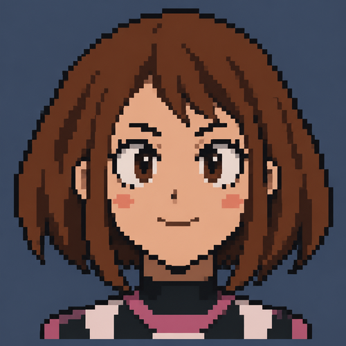 Young justice ochako uraraka face 