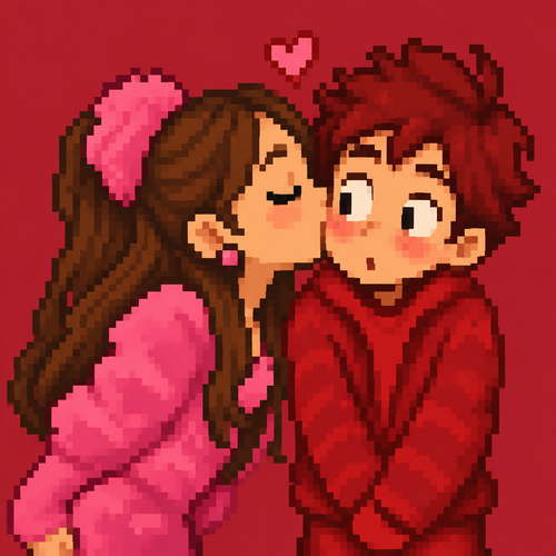 Federica p luche beso original character red boy