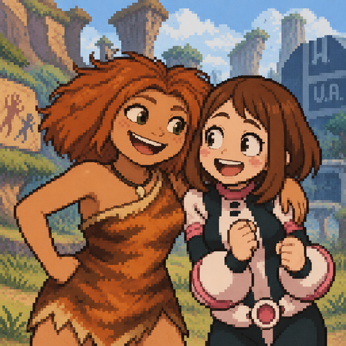 Los croods eep my hero academia ochako