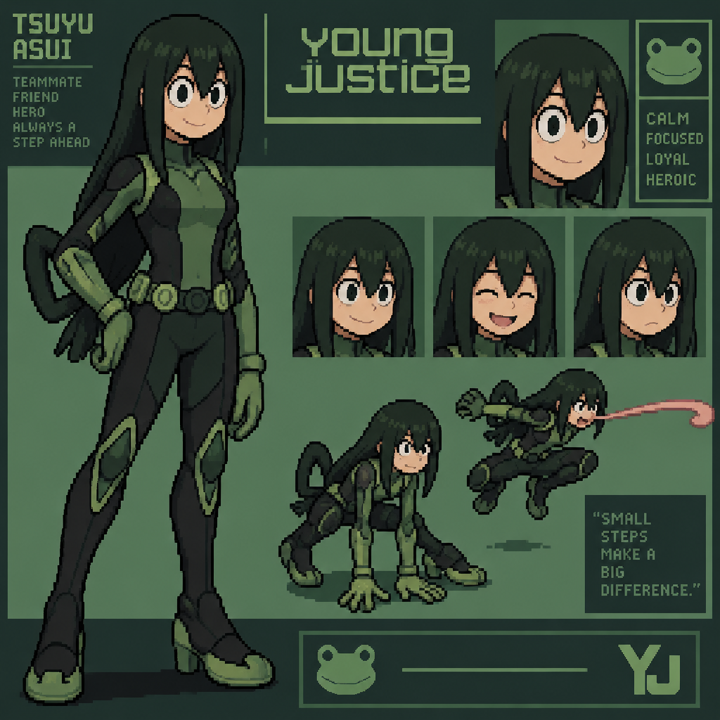 Young justice tsuyu asui