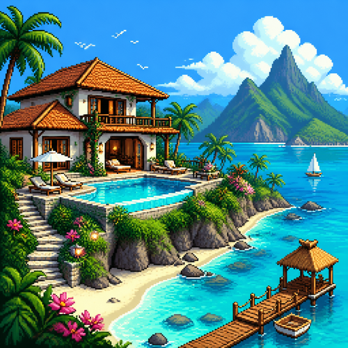 Tropical villa in paradise 