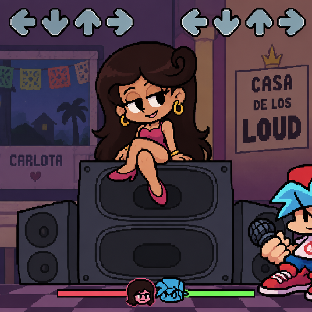 Friday night Funkin carlota loud gf girlfriend