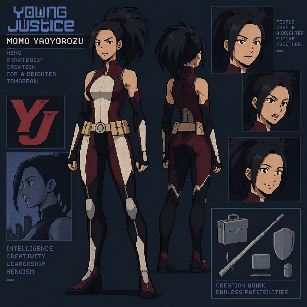 Young justice momo yaoyorozu