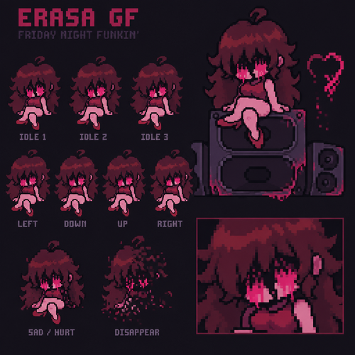 Friday night funkin erasa gf 