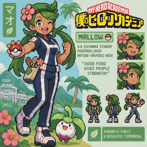 My hero academia mallow poke girl 
