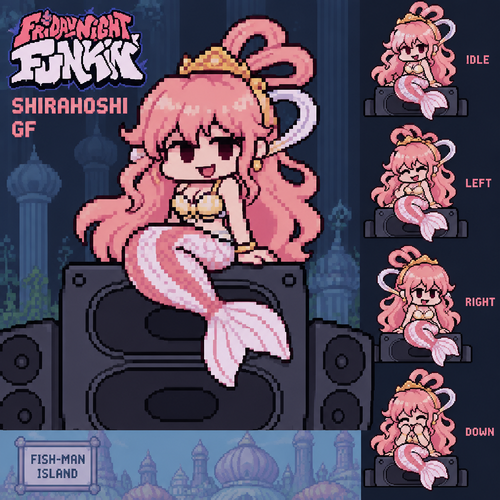Friday night funkin shirahoshi gf 