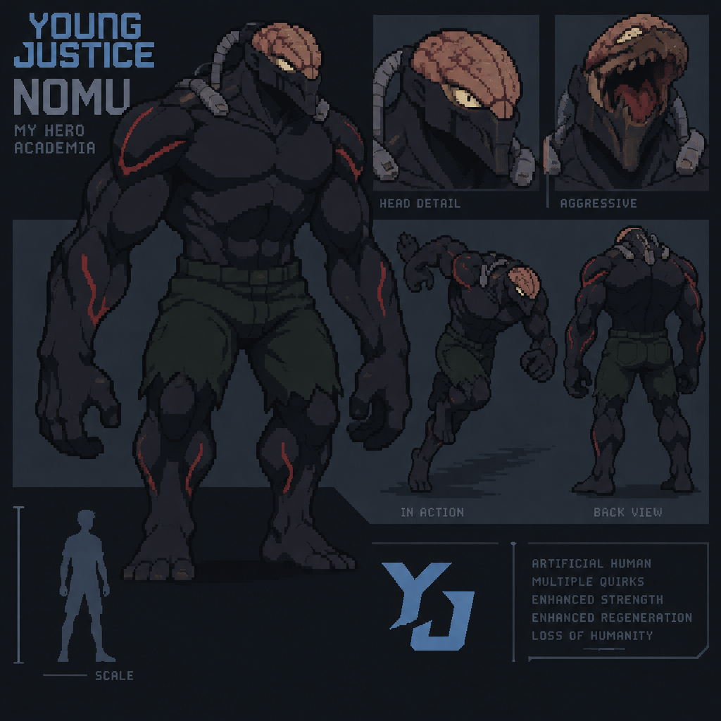 Young justice nomu mha
