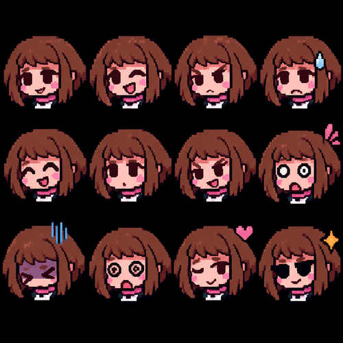 Friday night Funkin ochako uraraka gf icons