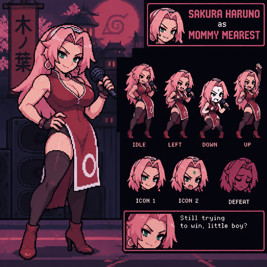 Friday night Funkin Sakura haruno mommy mearest