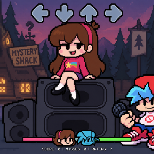 Friday night Funkin mabel pines girlfriend 