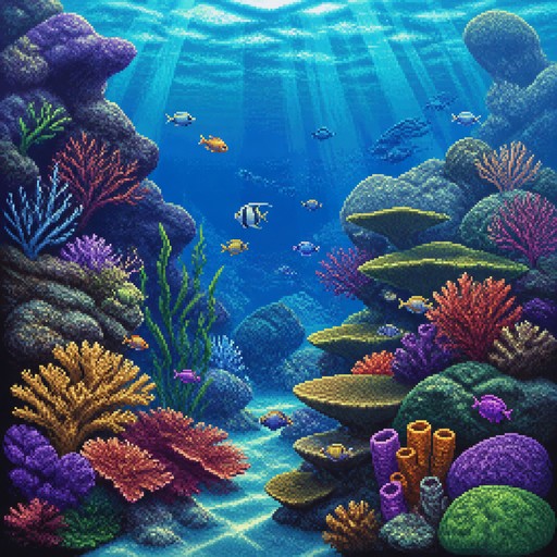 underwater coral reef