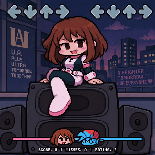 Friday night Funkin uraraka gf