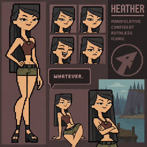 Total drama heather